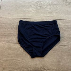 Capezio Navy Blue Dance Briefs, Medium
